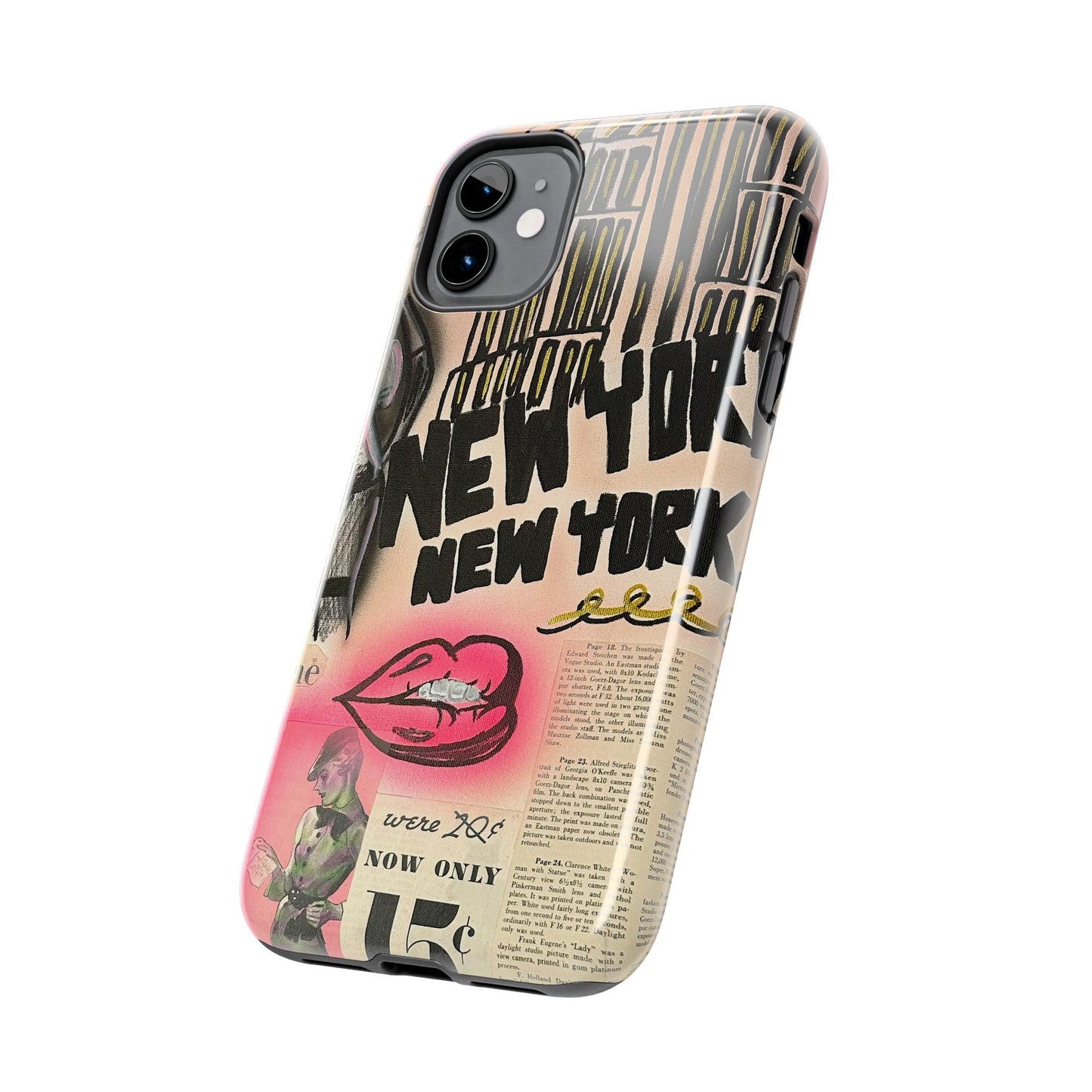 "new york, new york!" airbrush iPhone case