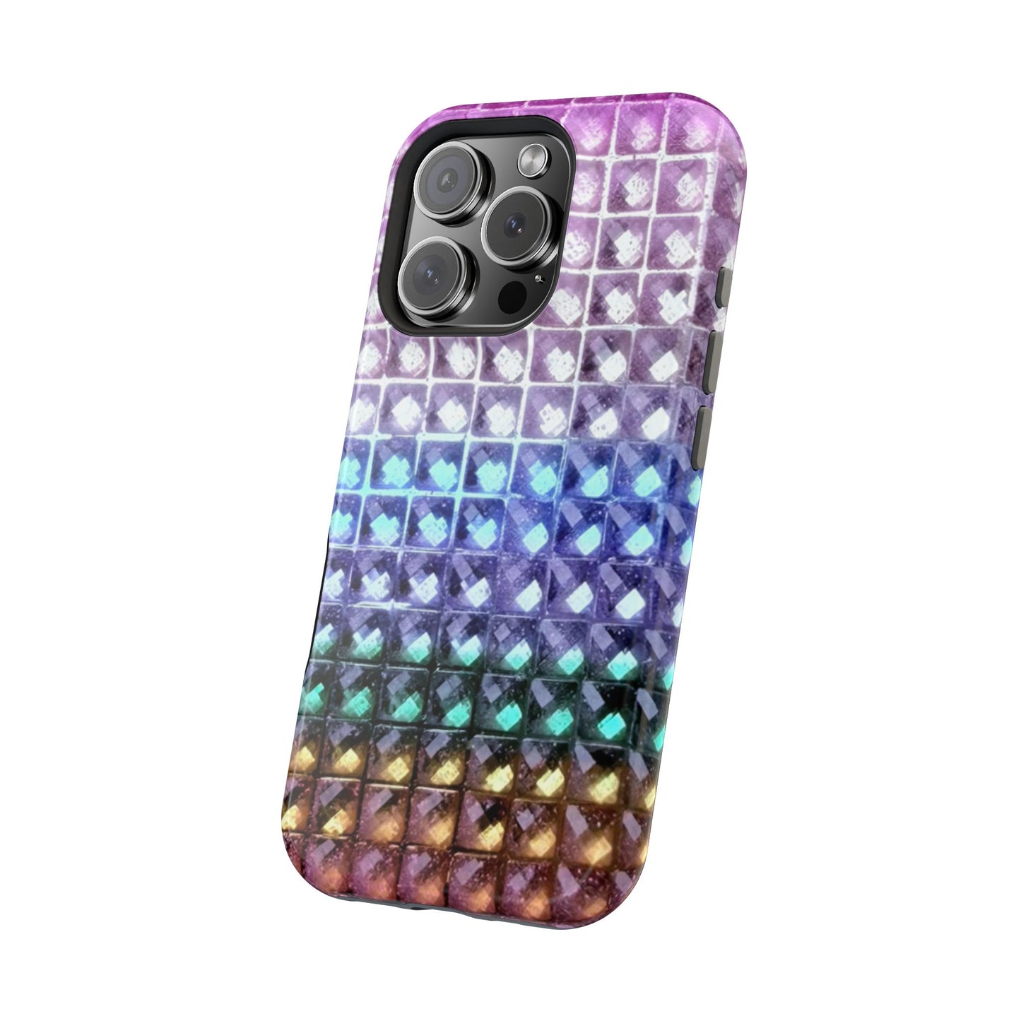 MagSafe "multicolor studs" airbrush iPhone case