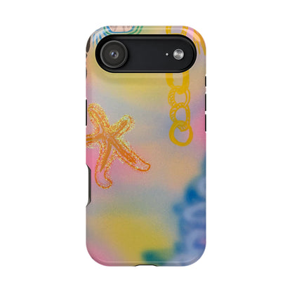 MagSafe "sweet starfish" airbrush iPhone case