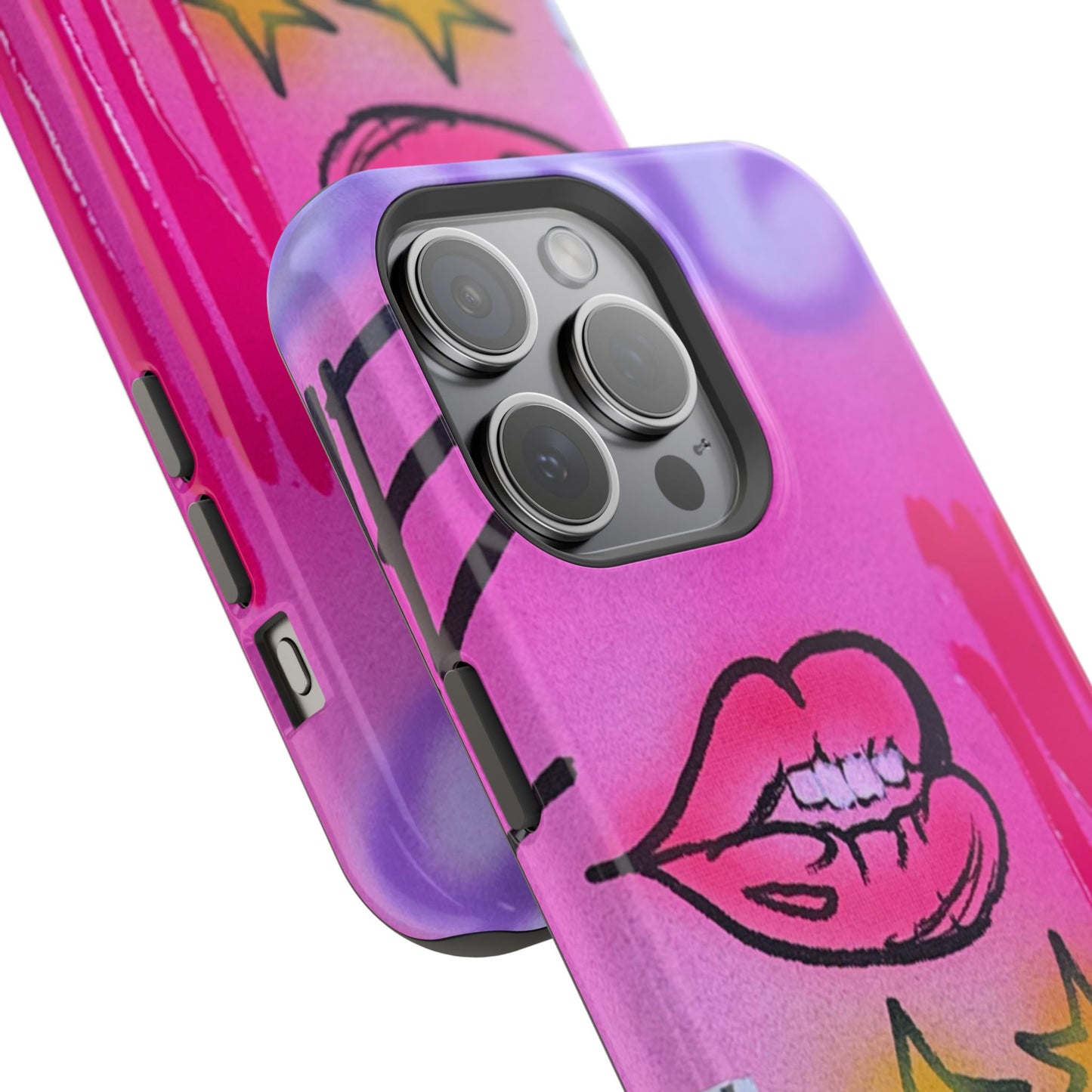 MagSafe "star drip" airbrush iPhone case