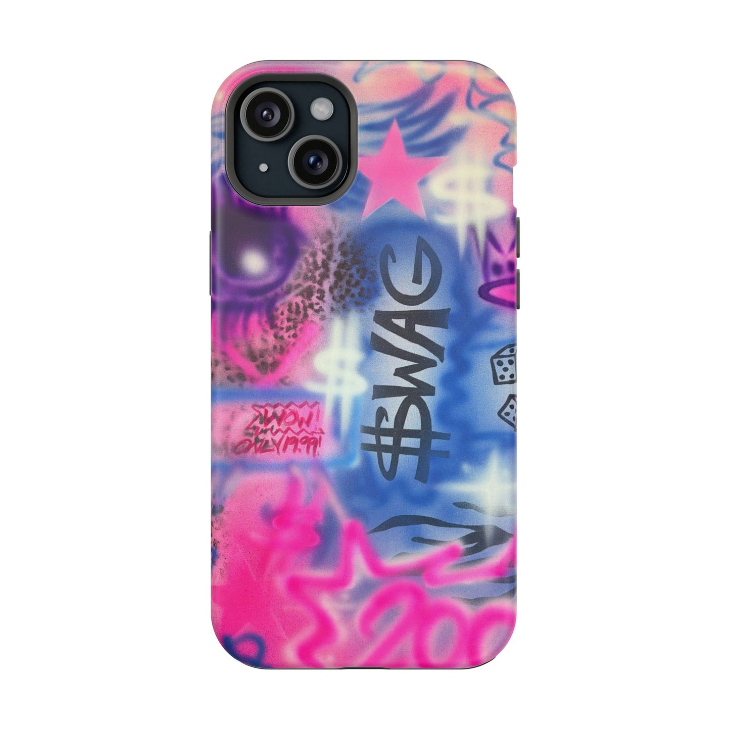 MagSafe "$wag" airbrush iPhone case