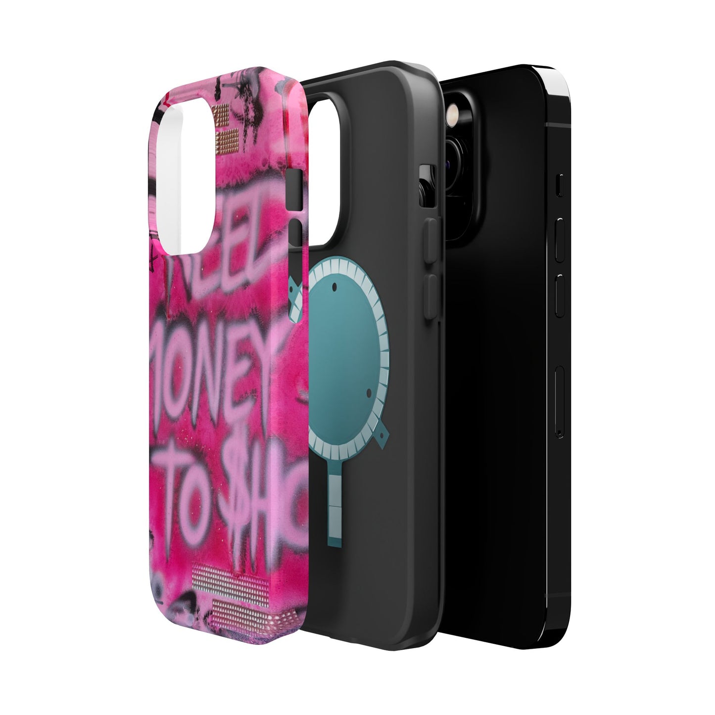 MagSafe "need $$ to shop" airbrush iPhone case