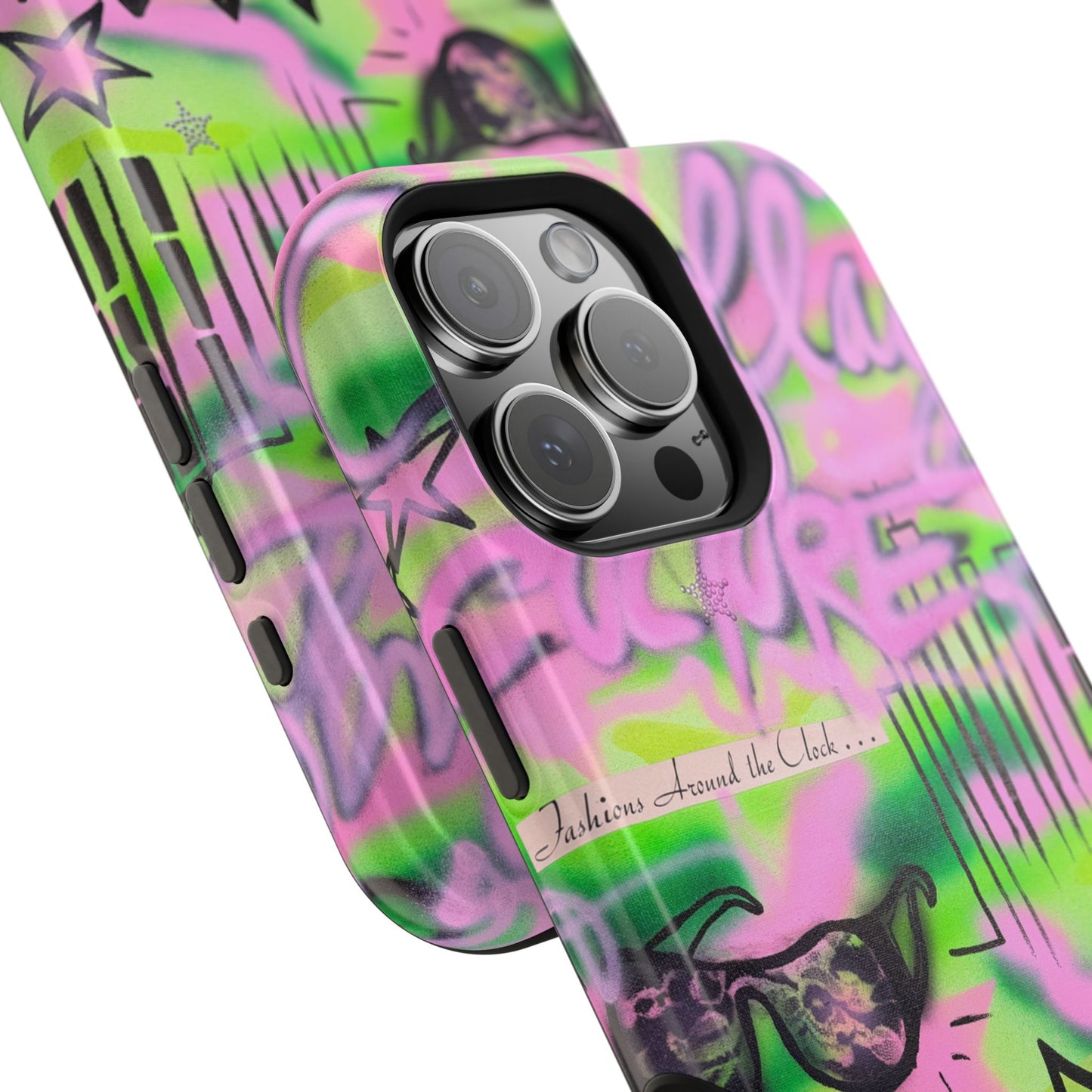 MagSafe "green camo" airbrush iPhone case