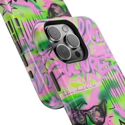 MagSafe "green camo" airbrush iPhone case