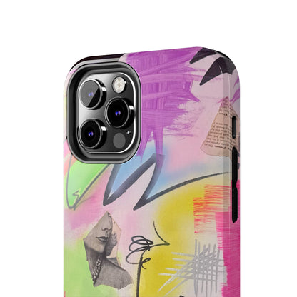 "pastel static" airbrush iPhone case