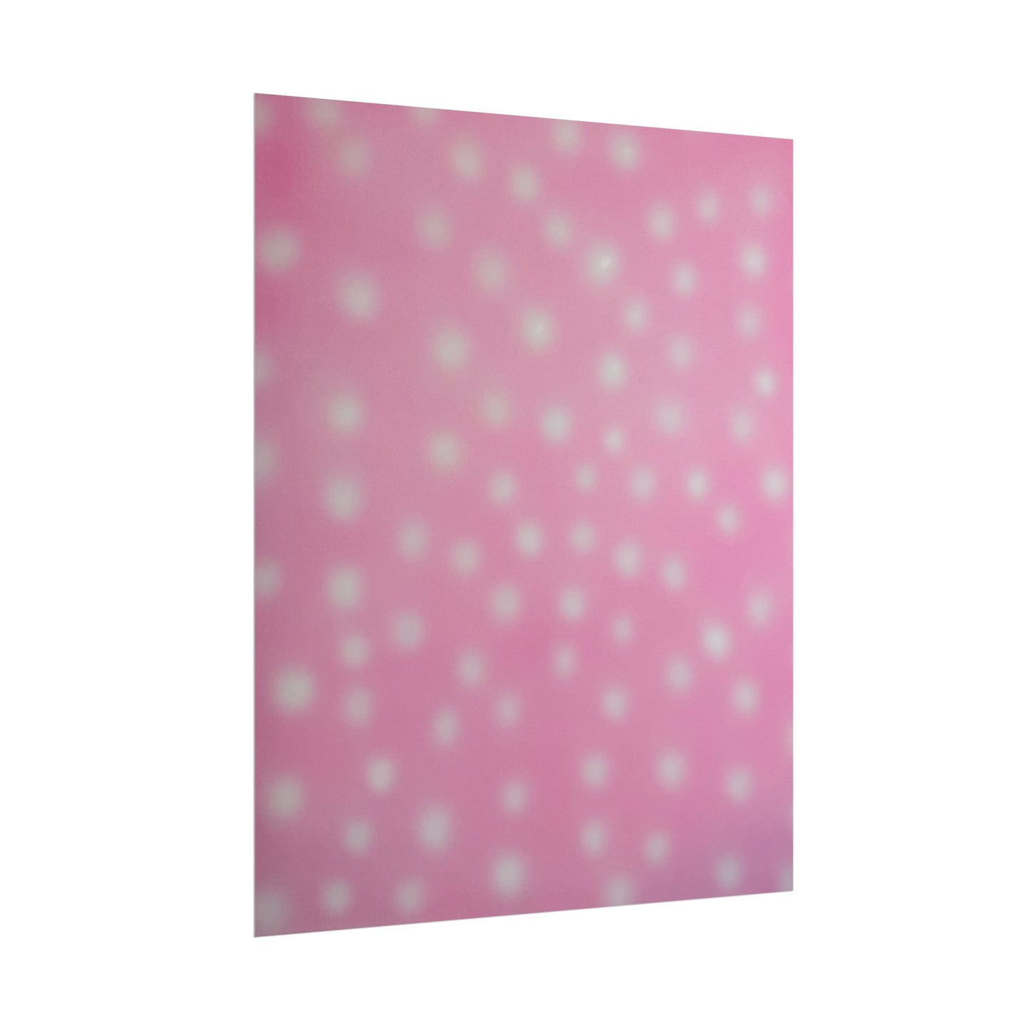 "strawberry swirl polka dot" airbrush rolled print