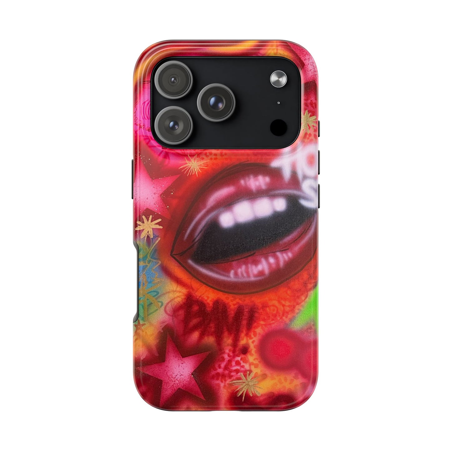 "hot stuff" airbrush iPhone case