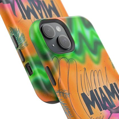 MagSafe "miami, fl" Airbrush iPhone Hülle