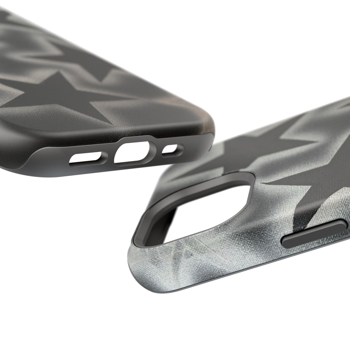 MagSafe "chrome stars" airbrush iPhone case