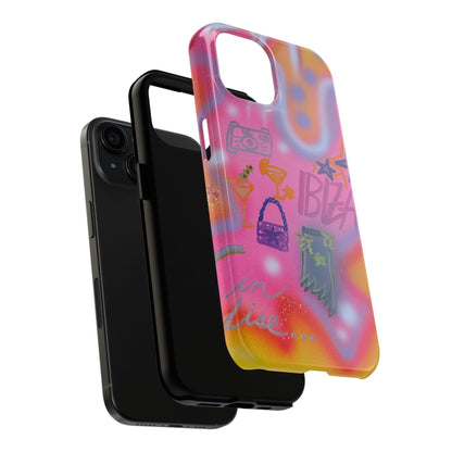 "ibiza" airbrush iPhone case