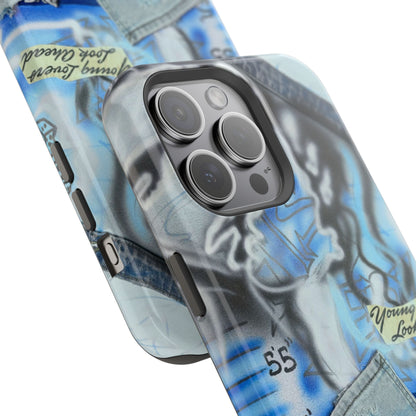 MagSafe "young lovers" airbrush iPhone case