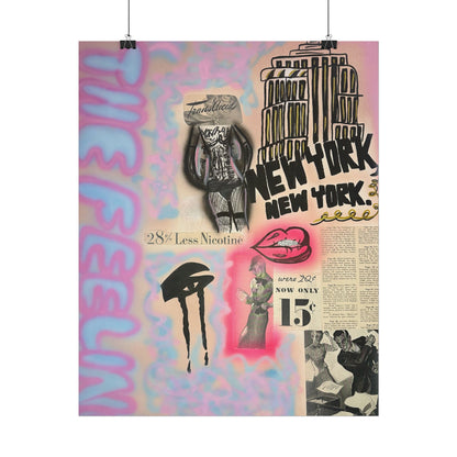 custom nyc airbrush rolled print