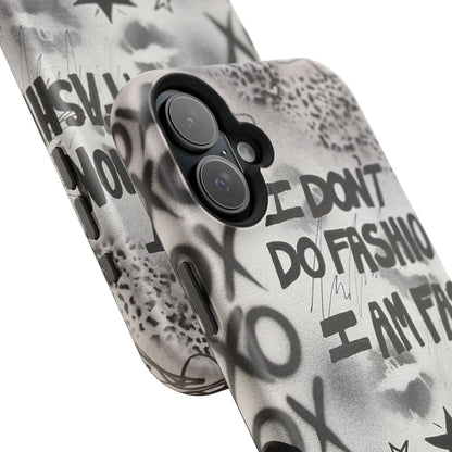 MagSafe "i am fashion" airbrush iPhone case