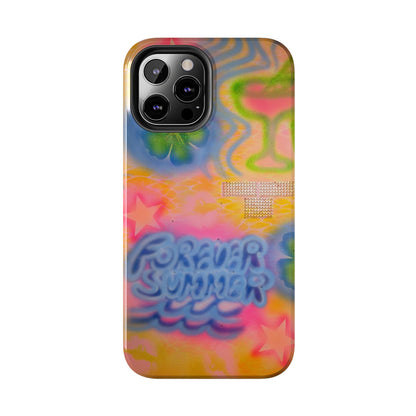 "forever summer" airbrush iPhone case