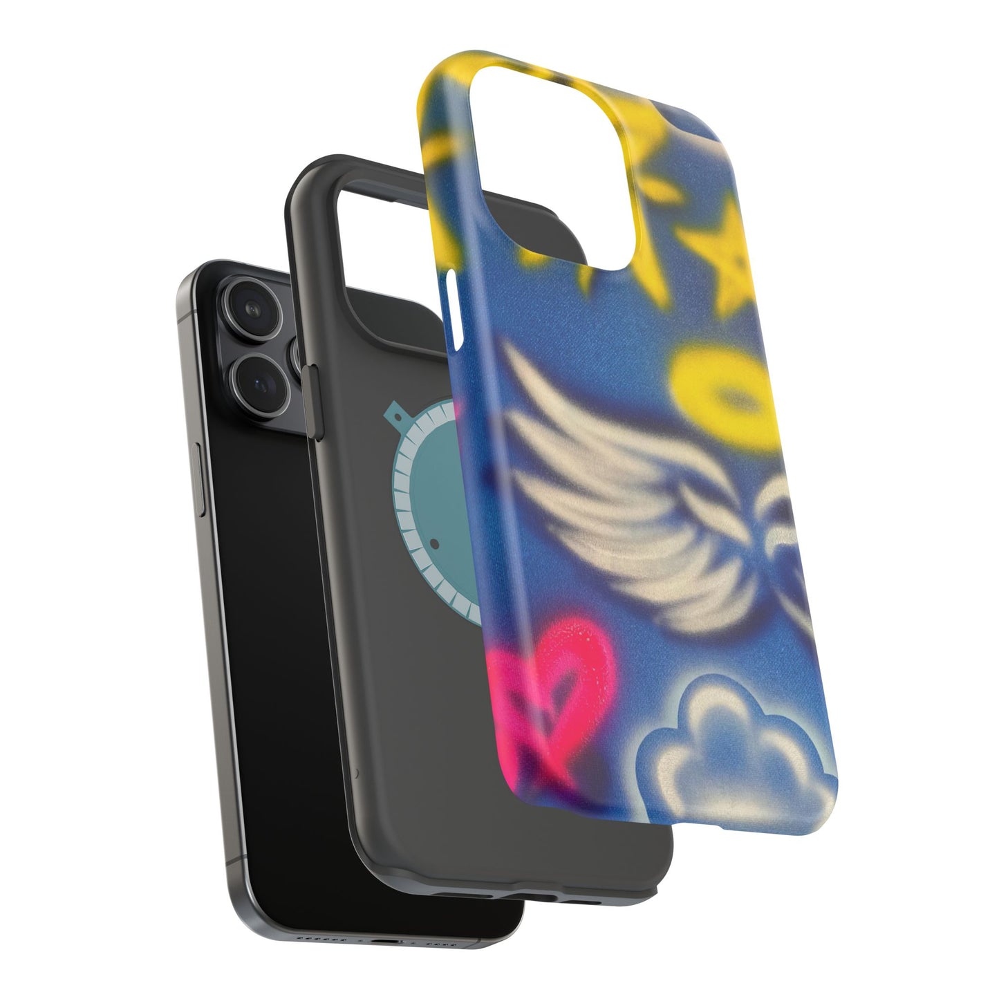 MagSafe "celestial halo" airbrush iPhone case