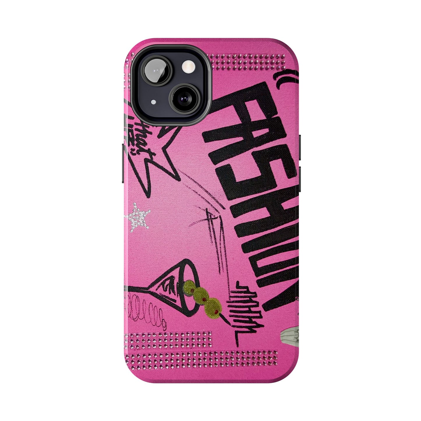 "high fashion pt. 2" airbrush iPhone case