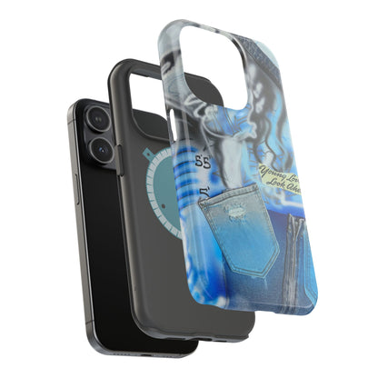 MagSafe "young lovers" airbrush iPhone case