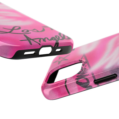 "pink angel wings" airbrush iPhone case