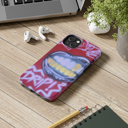 "tooth drip" airbrush iPhone case