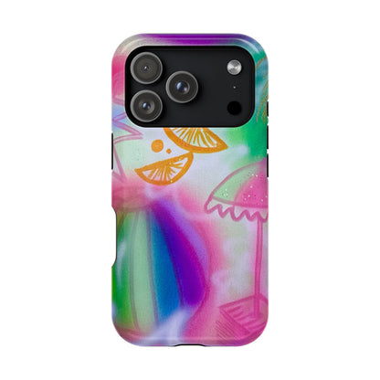 MagSafe "on the beach" airbrush iPhone case