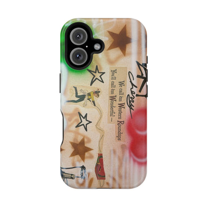 MagSafe "very cherry" airbrush iPhone case