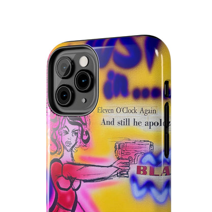 "spiraling thoughts" airbrush iPhone case