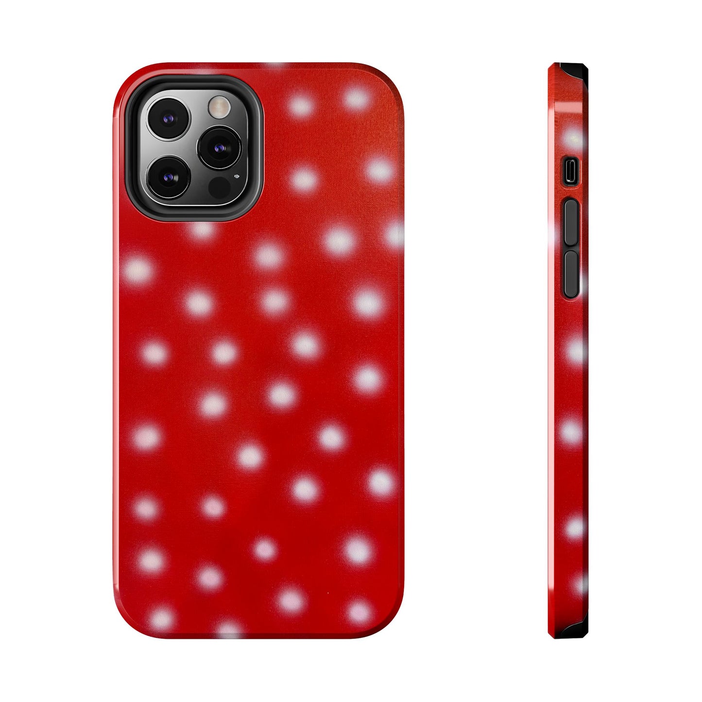 "cherry crush polka dot" airbrush iPhone case