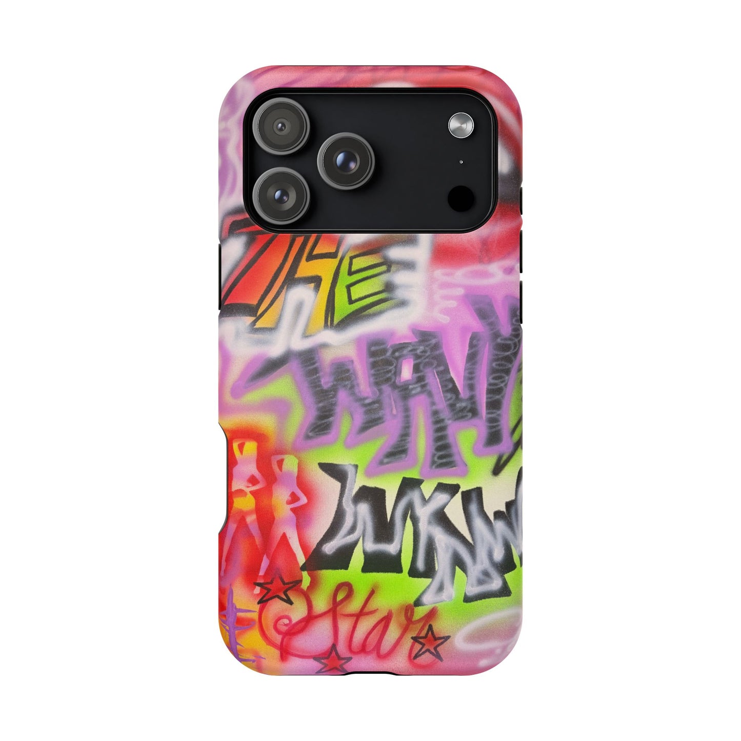 MagSafe "wynwood gold" airbrush iPhone case