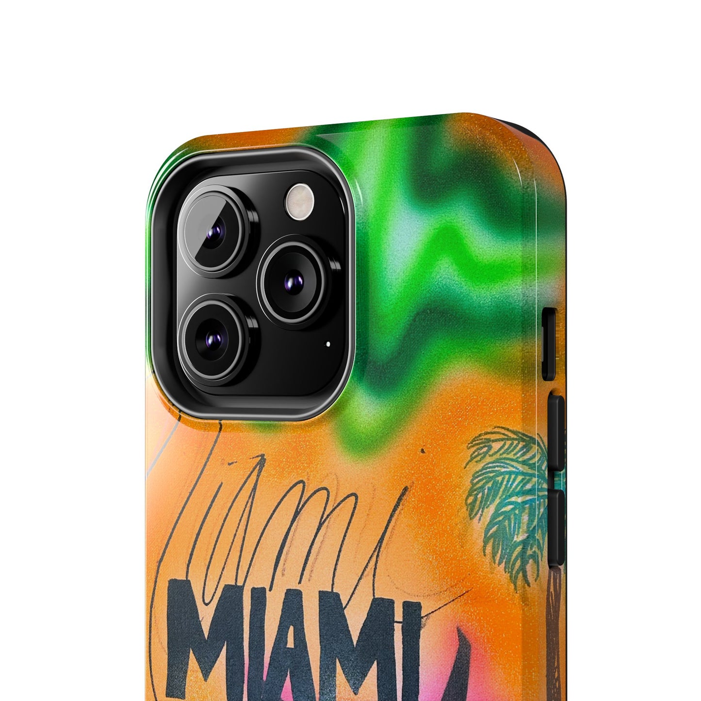 "miami, fl" airbrush iPhone case