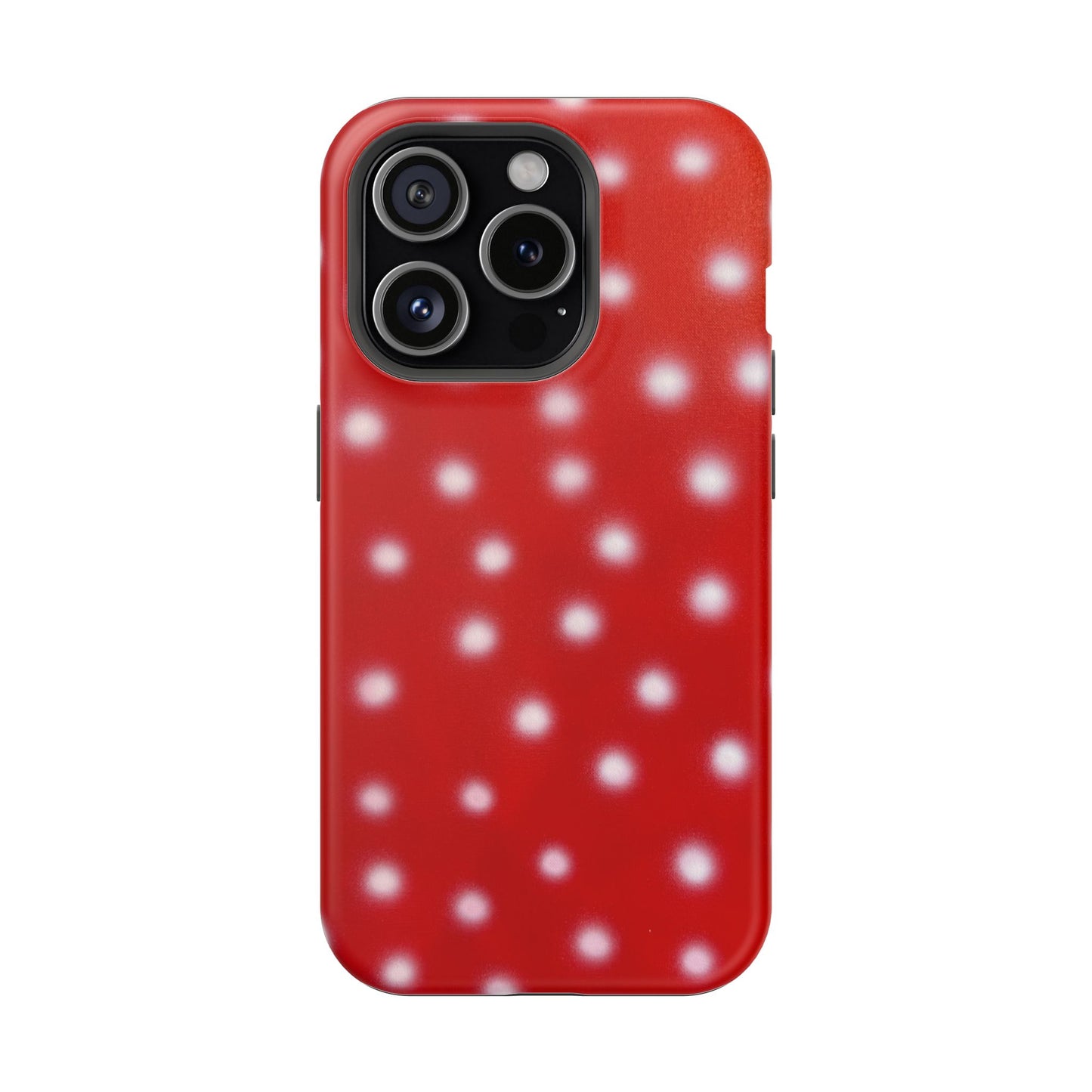 MagSafe "cherry crush polka dot" airbrush iPhone case