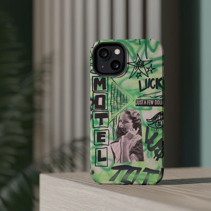 MagSafe "lust over luck" airbrush iPhone case