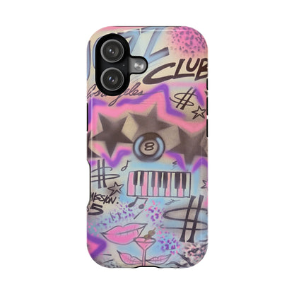 MagSafe "jazz club" airbrush iPhone case