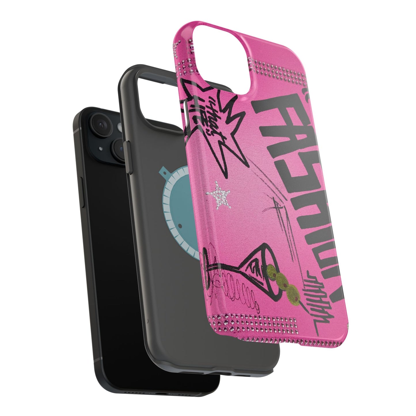 MagSafe "high fashion pt. 2" airbrush iPhone case