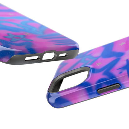 MagSafe "blue camo" airbrush iPhone case