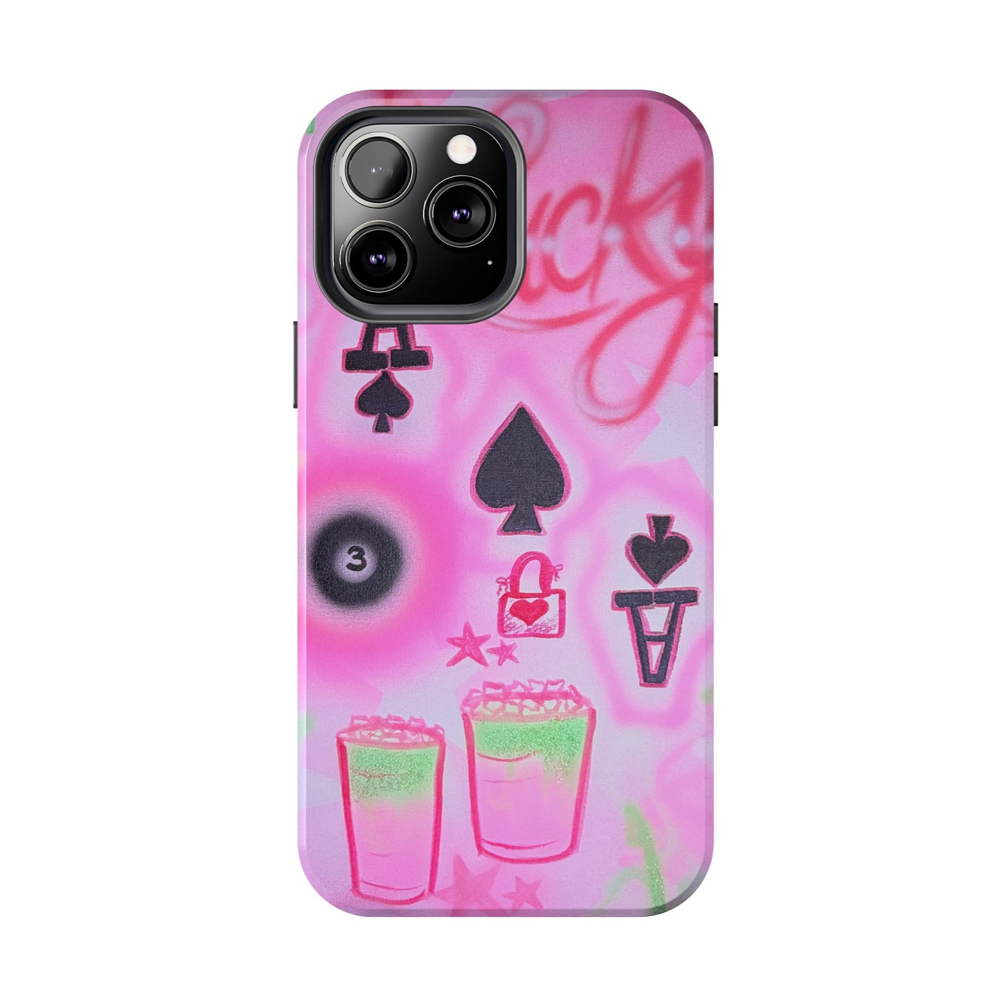 "lucky ace" airbrush iPhone case