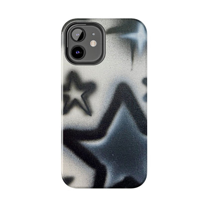 "black & white stars" airbrush iPhone case