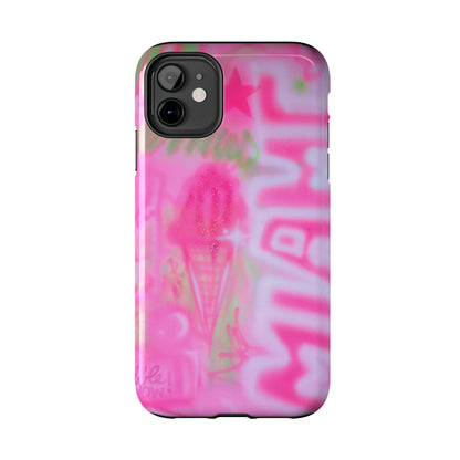 "sunset sorbet" airbrush iPhone case