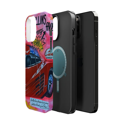 MagSafe "miami momentos" airbrush iPhone case
