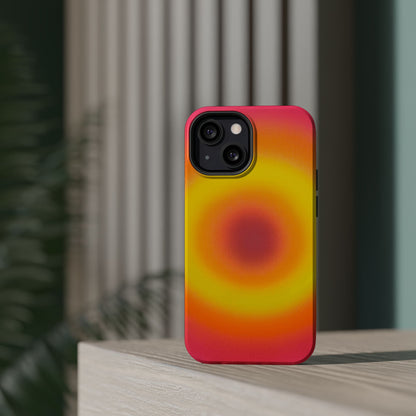 MagSafe "Pink Lemonade Aura" Airbrush iPhone Case