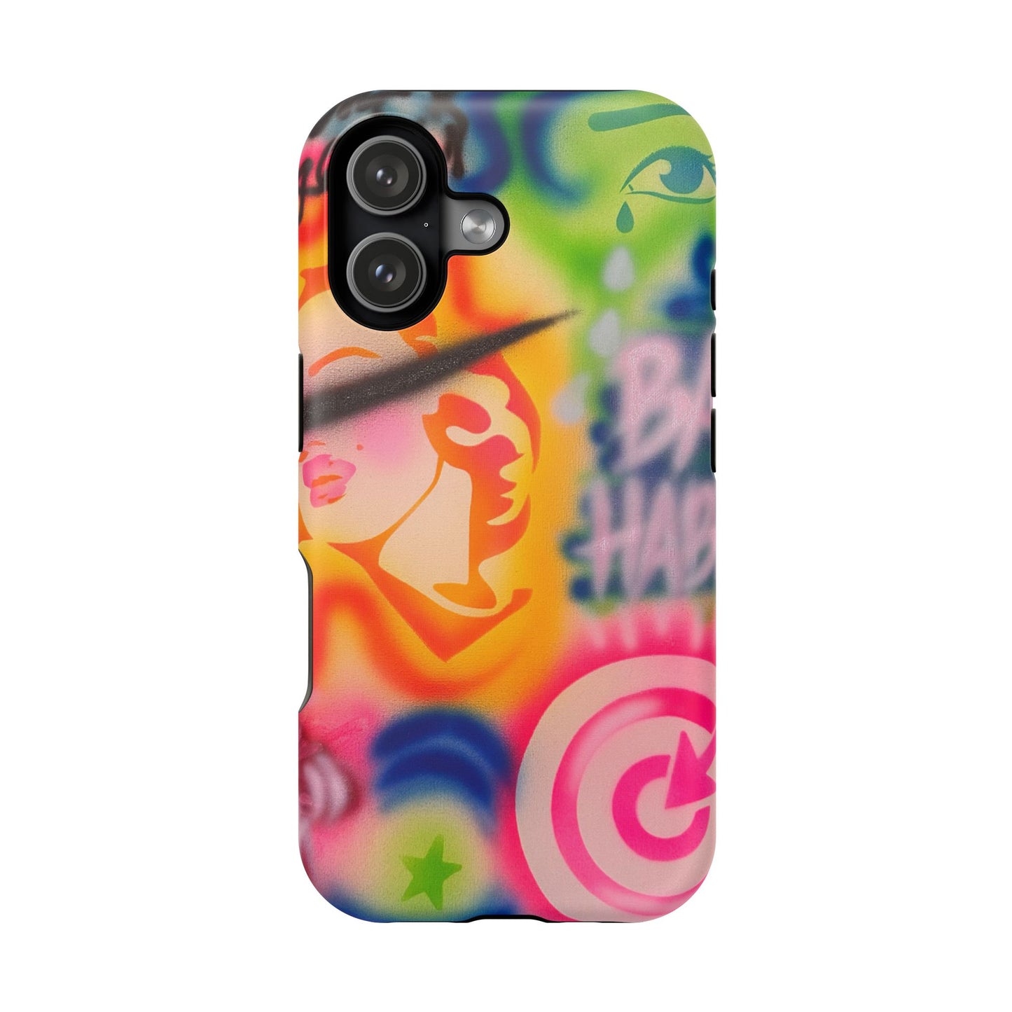 MagSafe „schlechte Angewohnheiten“ Airbrush iPhone Hülle