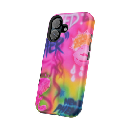 MagSafe "wanted" airbrush iPhone case