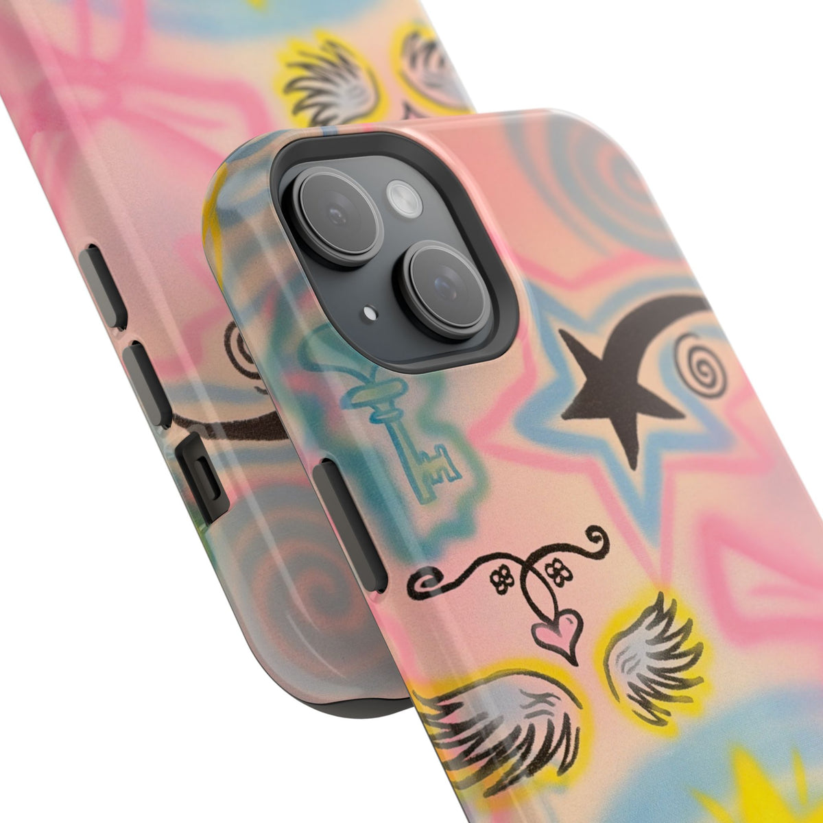 MagSafe "star energy" airbrush iPhone case