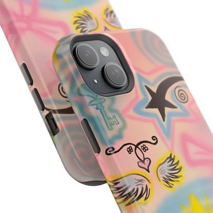 MagSafe "star energy" airbrush iPhone case