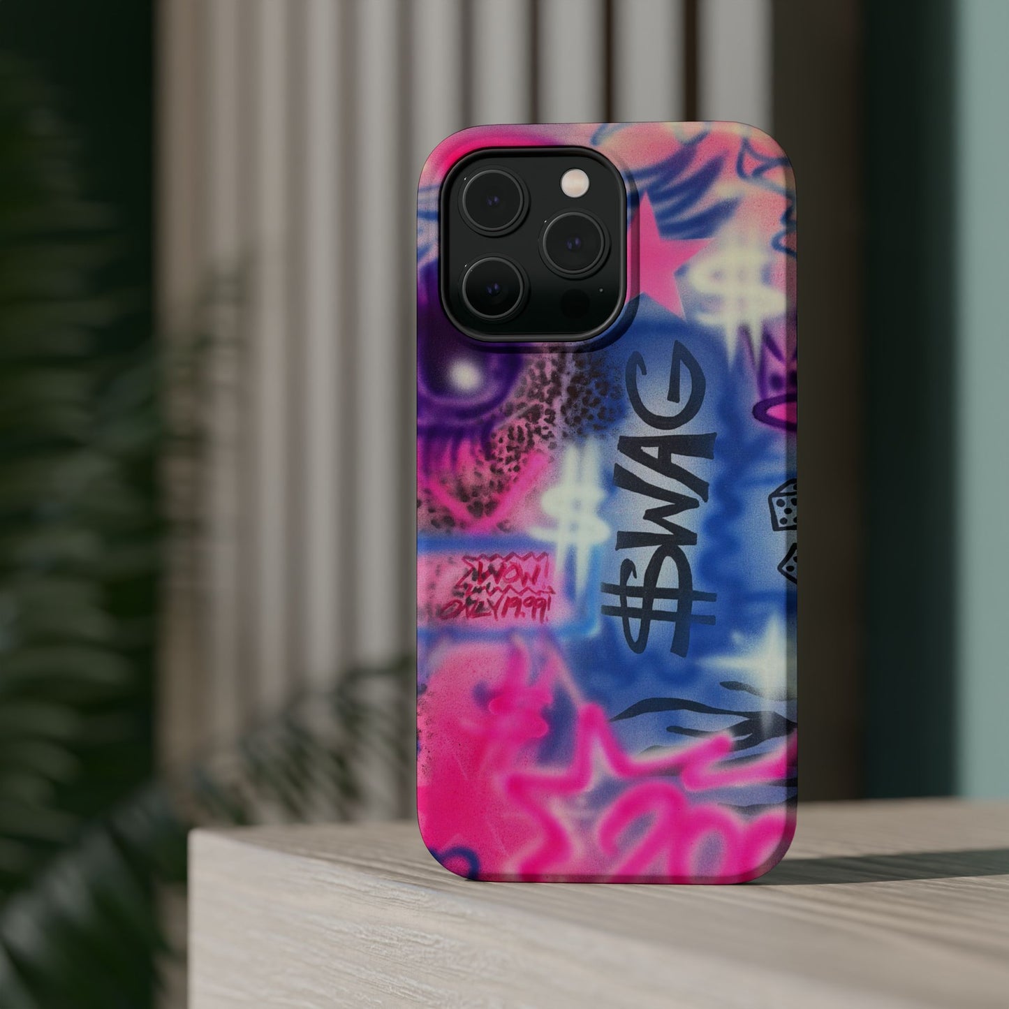 MagSafe "$wag" airbrush iPhone case