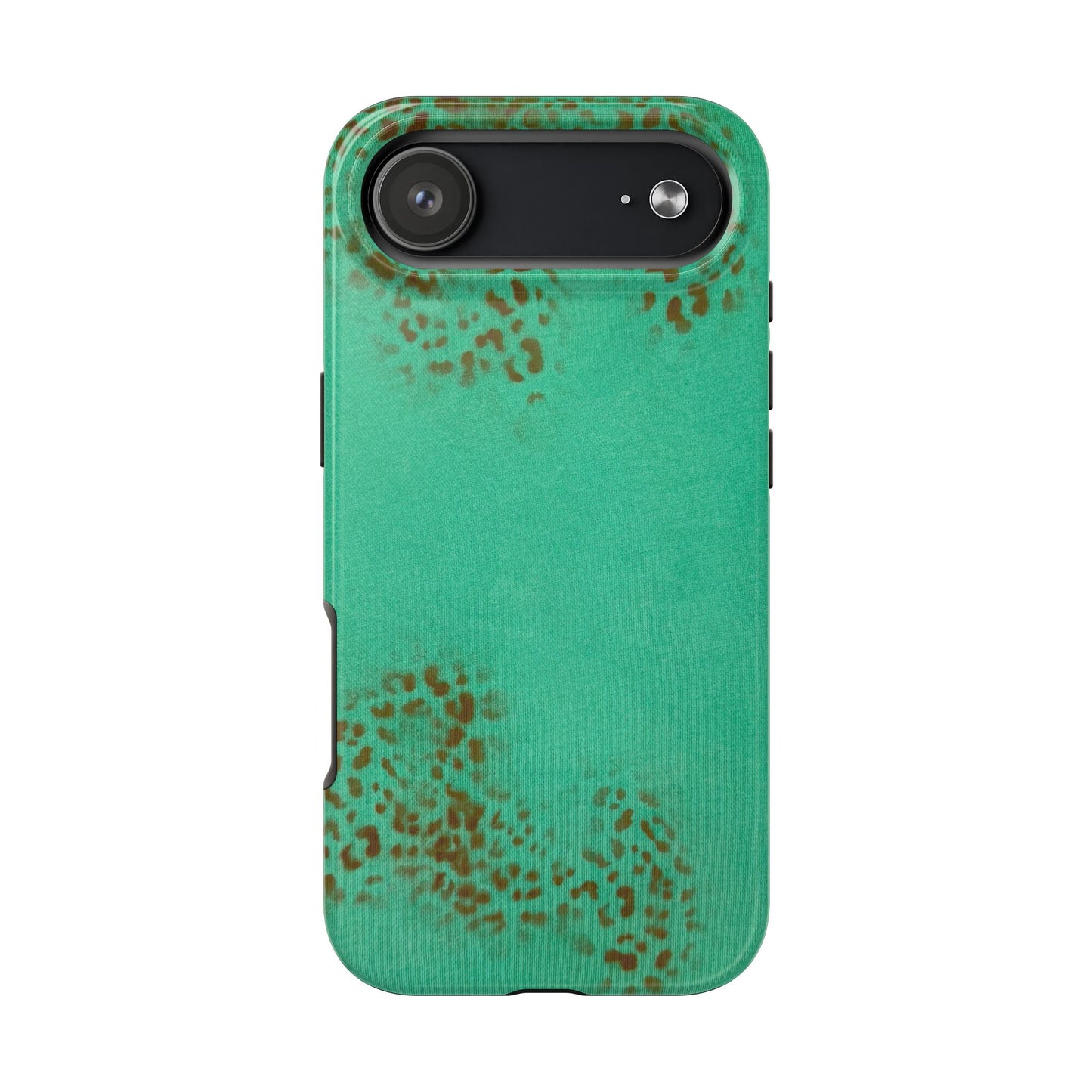 "teal cheetah" airbrush iPhone case