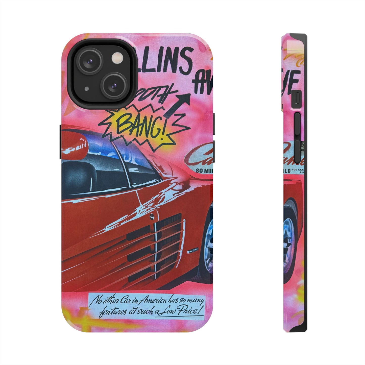 "miami momentos" airbrush iPhone case