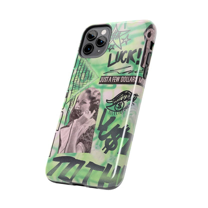 "lust over luck" airbrush iPhone case