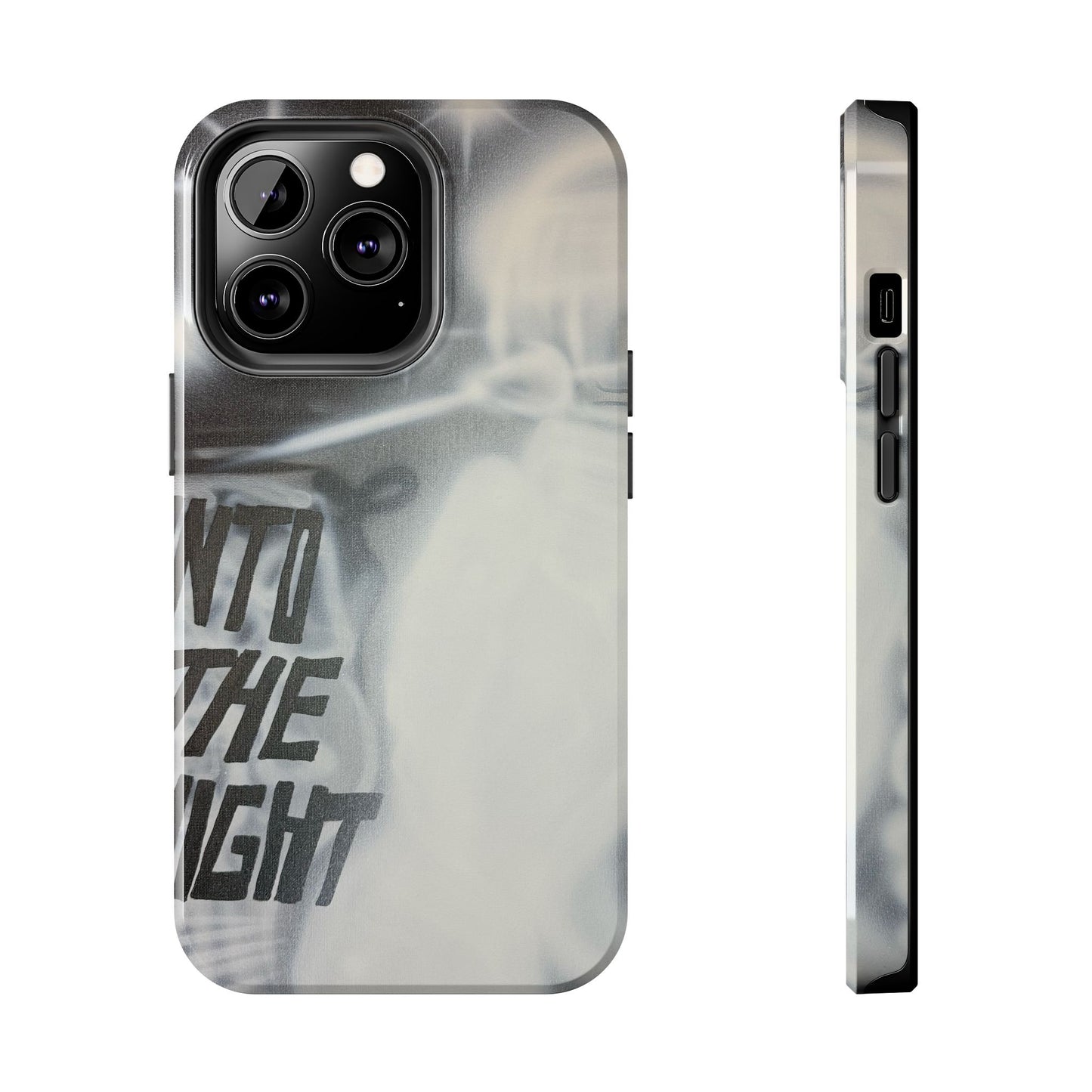 "into the night" airbrush iPhone case