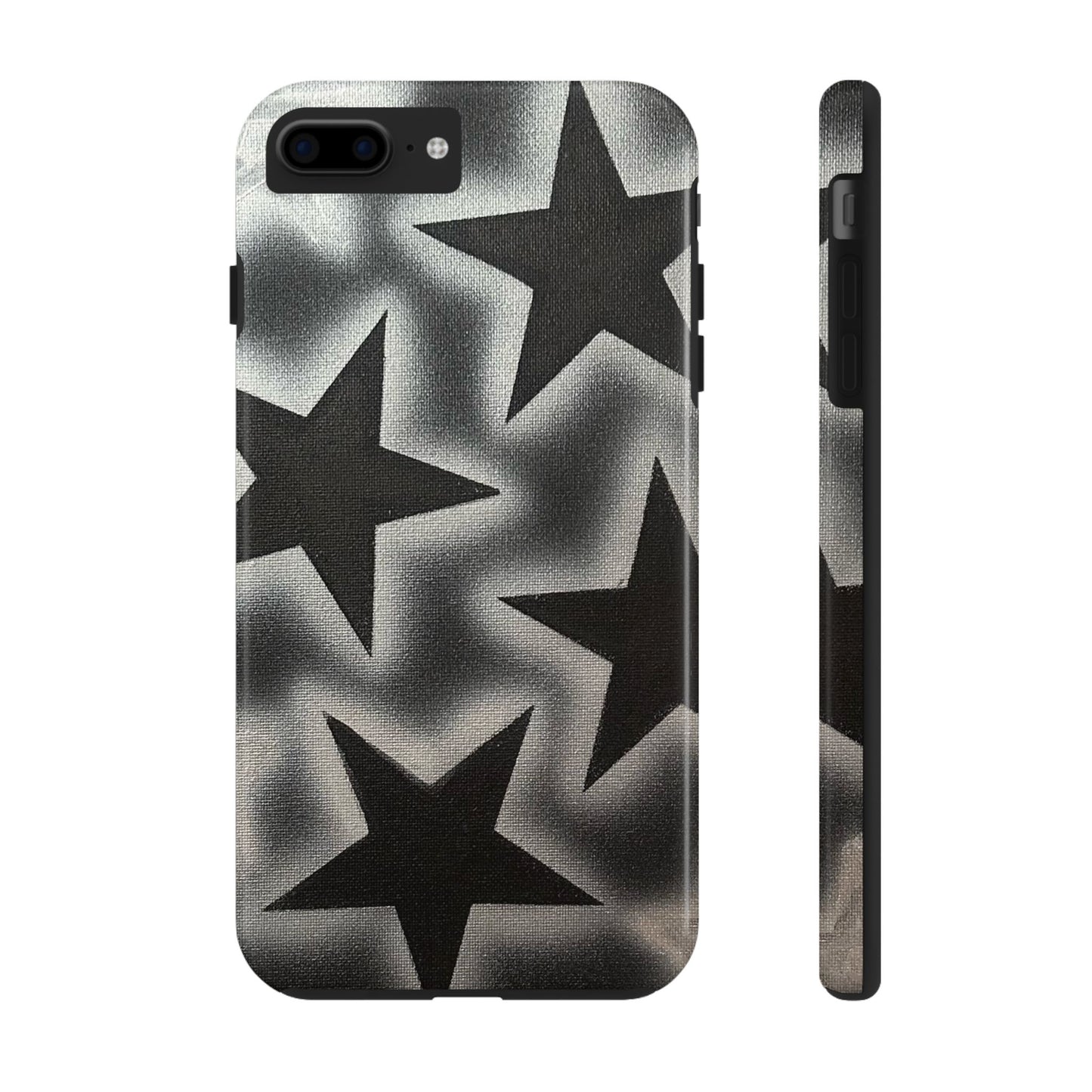 "chrome stars" airbrush iPhone case
