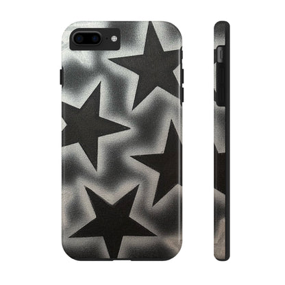 "chrome stars" airbrush iPhone case